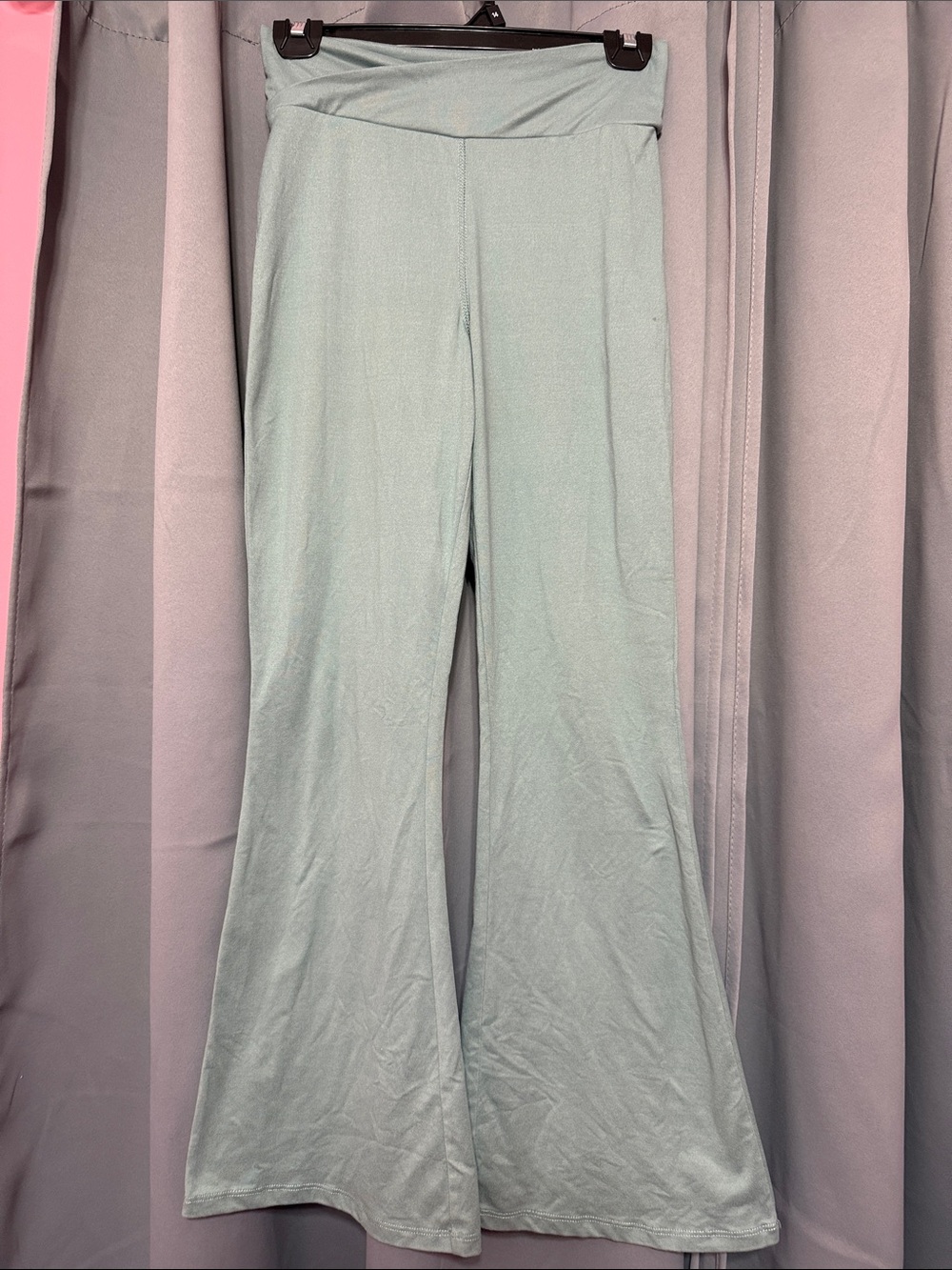 Light Mint Flare Yoga Pants